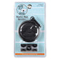 DG Bolo Waste Bag Holder Blk with black plastic casing and included waste bags in retail packaging for pet supplies