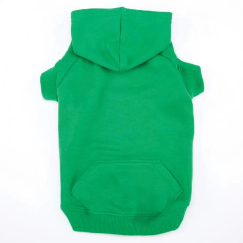 Casual Canine Basic Hoodie, Blue/XSMALL, view 7