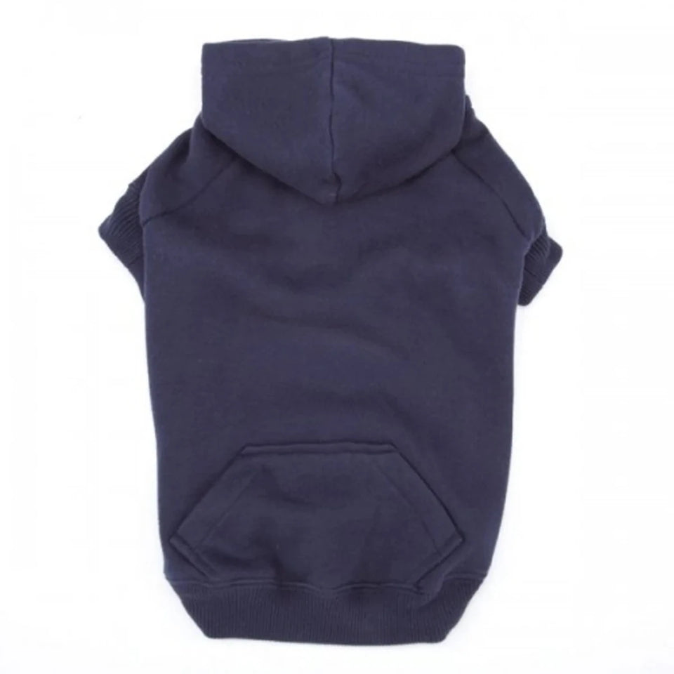 Casual Canine Basic Hoodie, Blue/MEDIUM, view 9