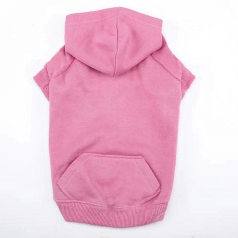 Casual Canine Basic Hoodie, Pink/SMALL, view 14