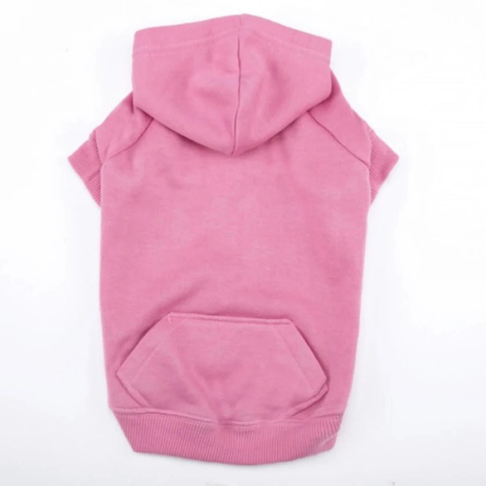 Casual Canine Basic Hoodie, Pink/MEDIUM, view 15