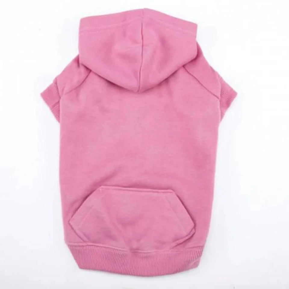 Casual Canine Basic Hoodie, Pink/XL, view 17