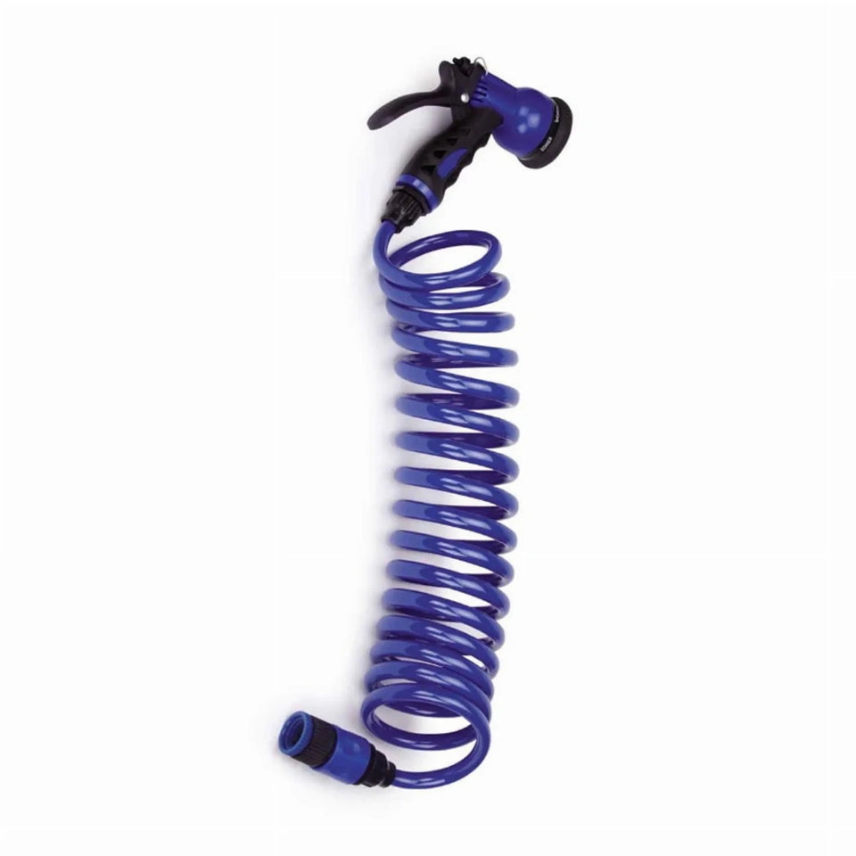 ME 6in1 Coil Spray Hose 1-20 in Blue, view 2