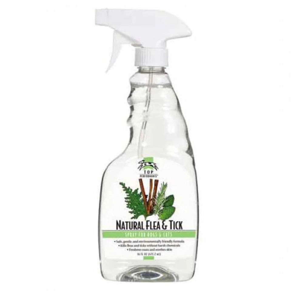 Top Performance Natural Flea&Tick Spray 16 oz - Pets Perfect