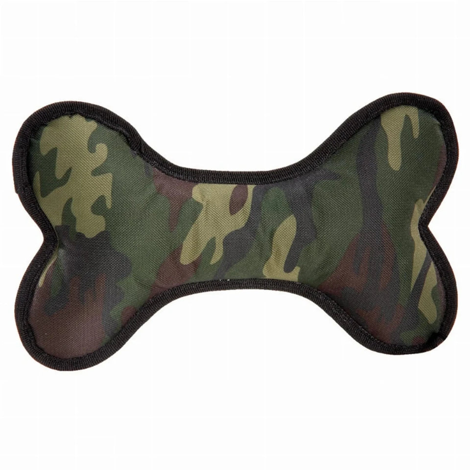 Zanies Toughstructable Camo Bone Dog Toy, Small & Large, Pink camo/1, view 4