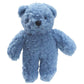 Zanies Berber Bear Plush Dog Toy 8.5in - Blue, Purple, Red & Yellow