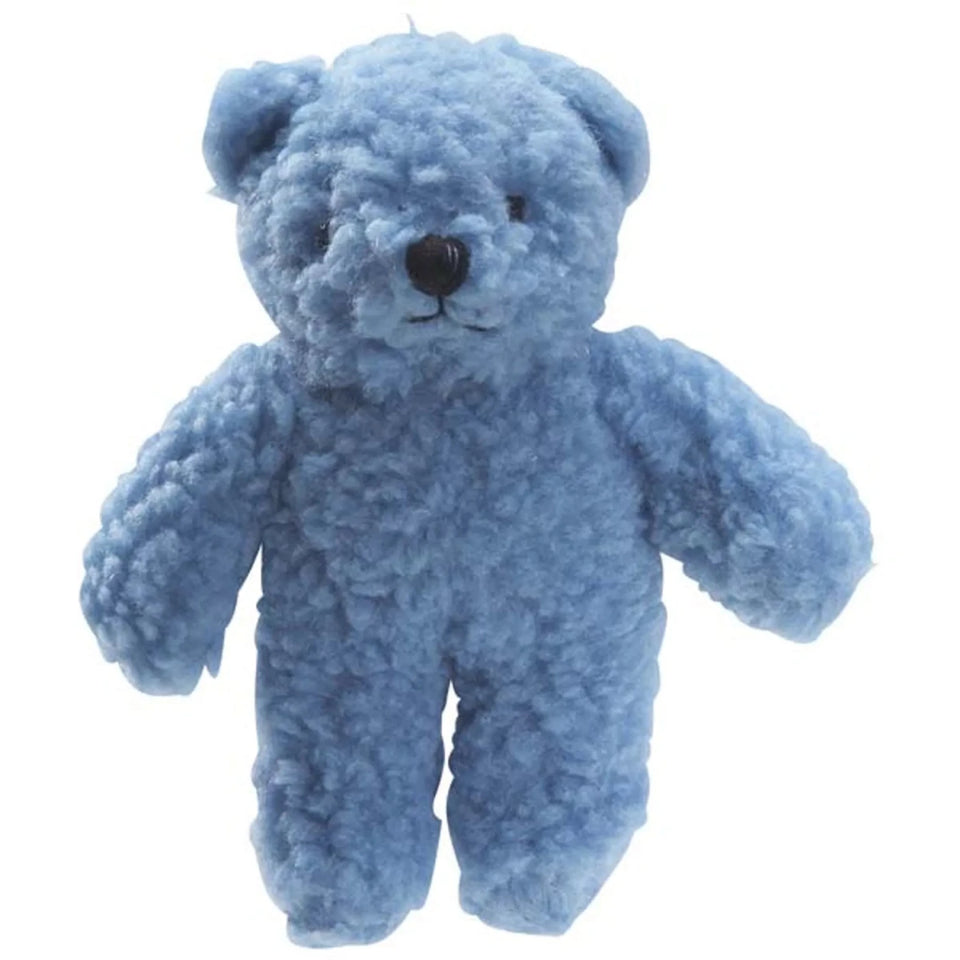 Zanies Berber Bear Plush Dog Toy 8.5 in - Blue, Purple, Red & Yellow, 1