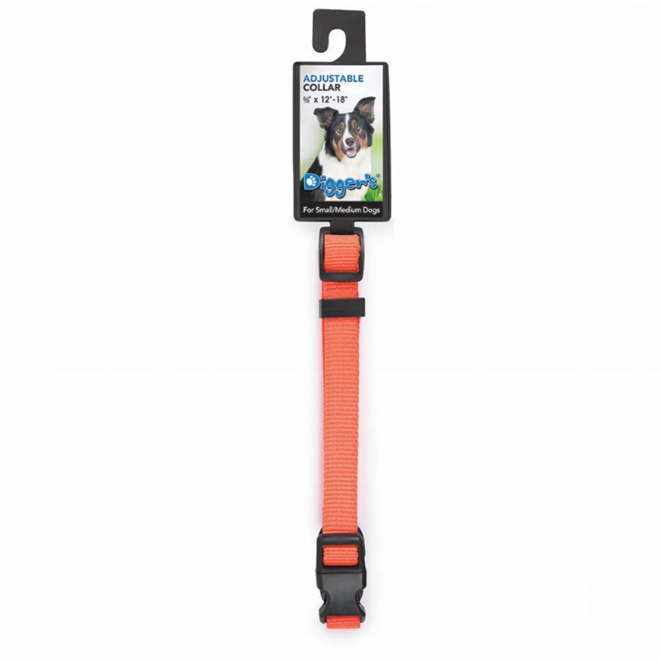 DGR, 1 in Adjustable Dog Collar Black, view 9