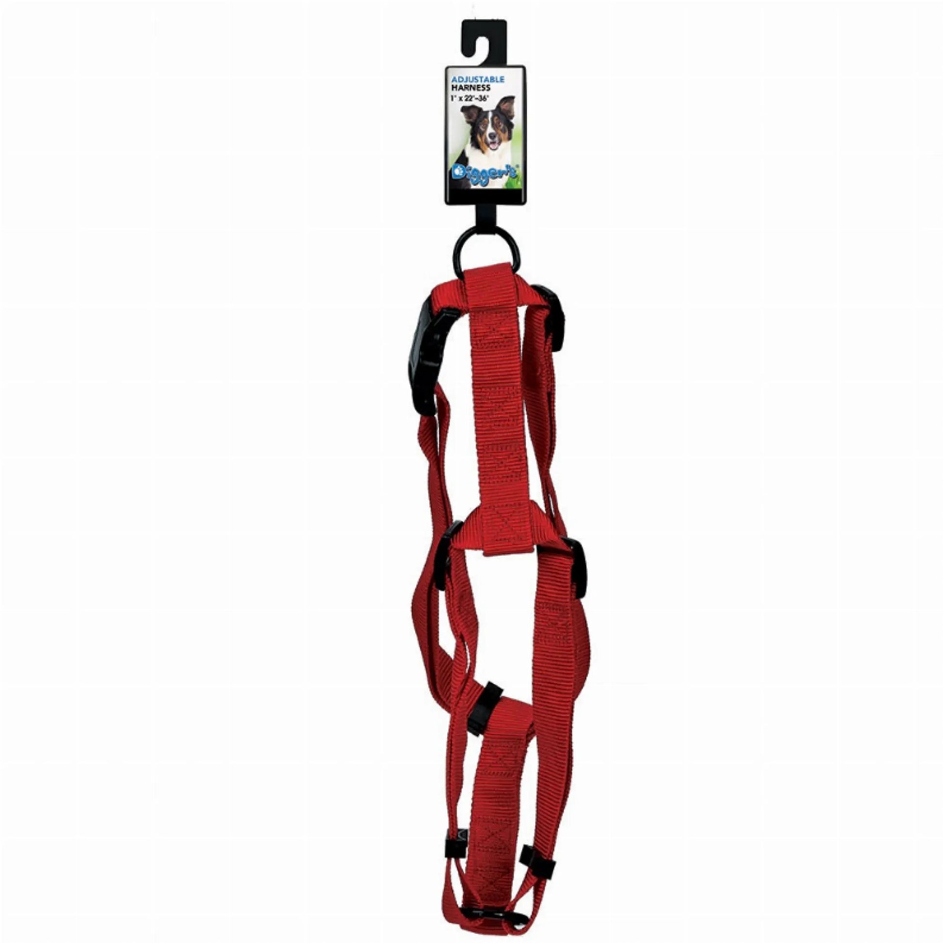 DGR 1in Adjustable Harness Black - Pets Perfect