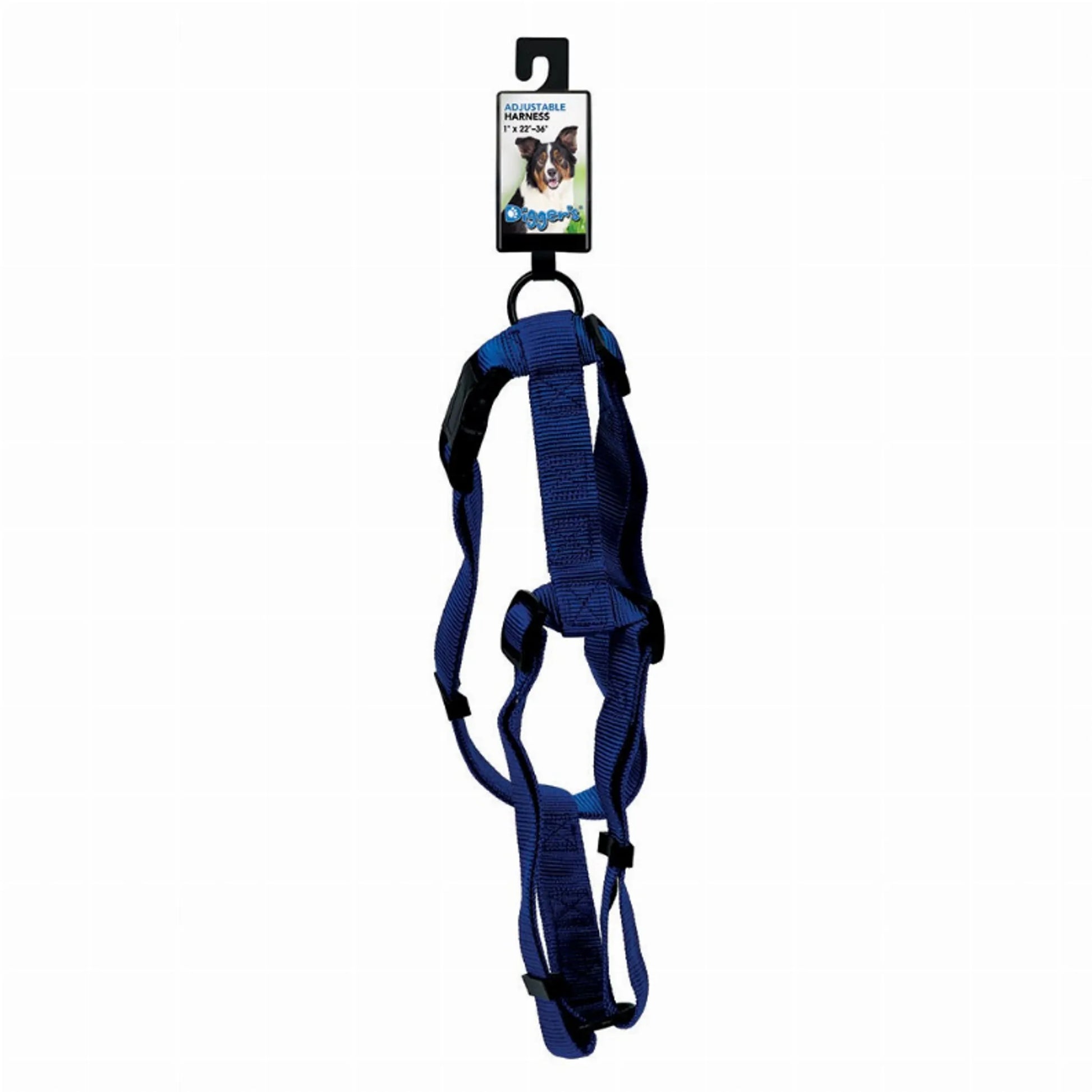 DGR 1in Adjustable Harness Black - Pets Perfect