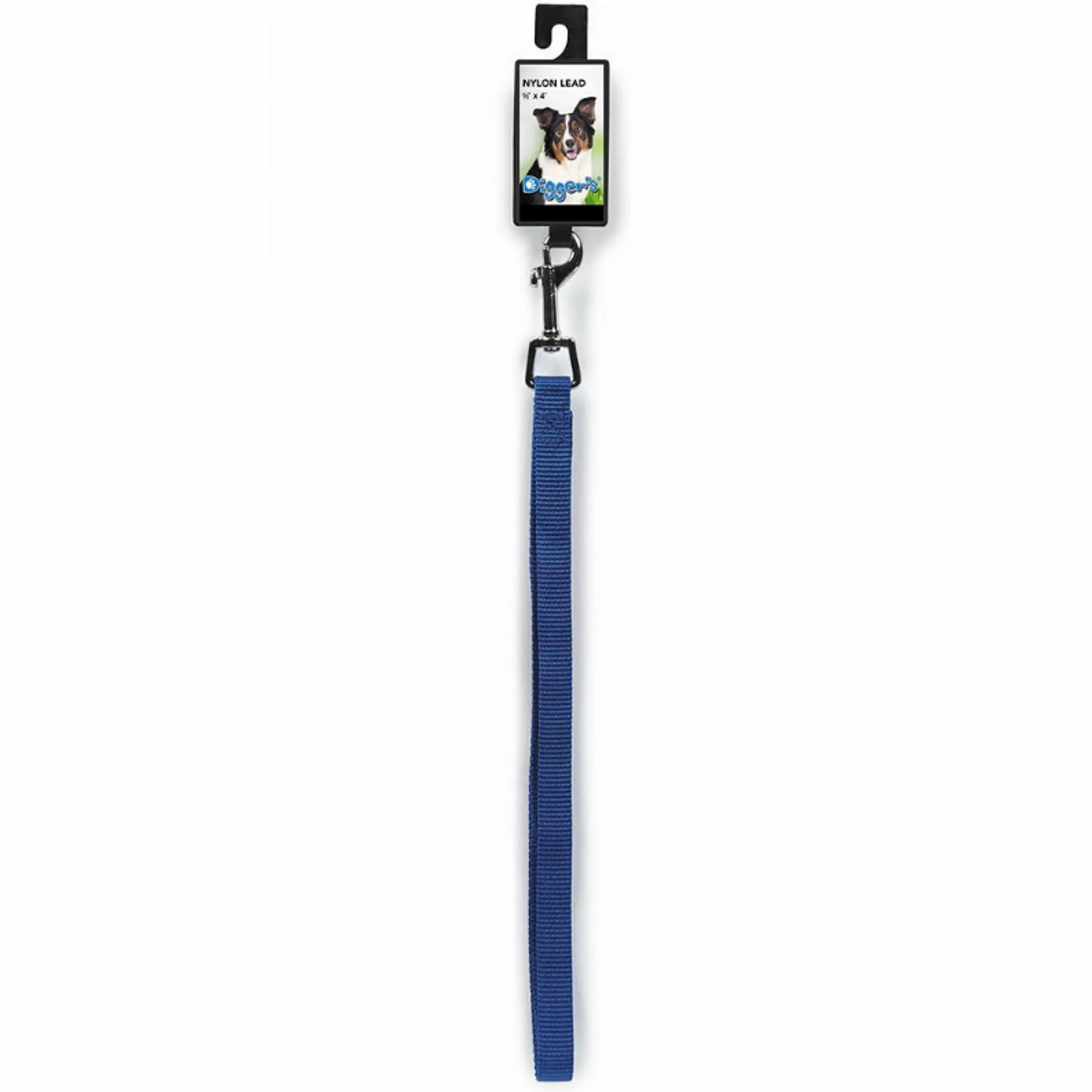 Diggers 5/8in Nylon Lead 72in Blue - Pets Perfect