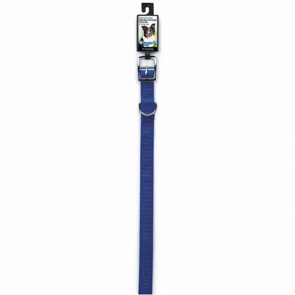 Diggers, 1 in Dbl Nylon Dog Collar, 18 in Red, view 7