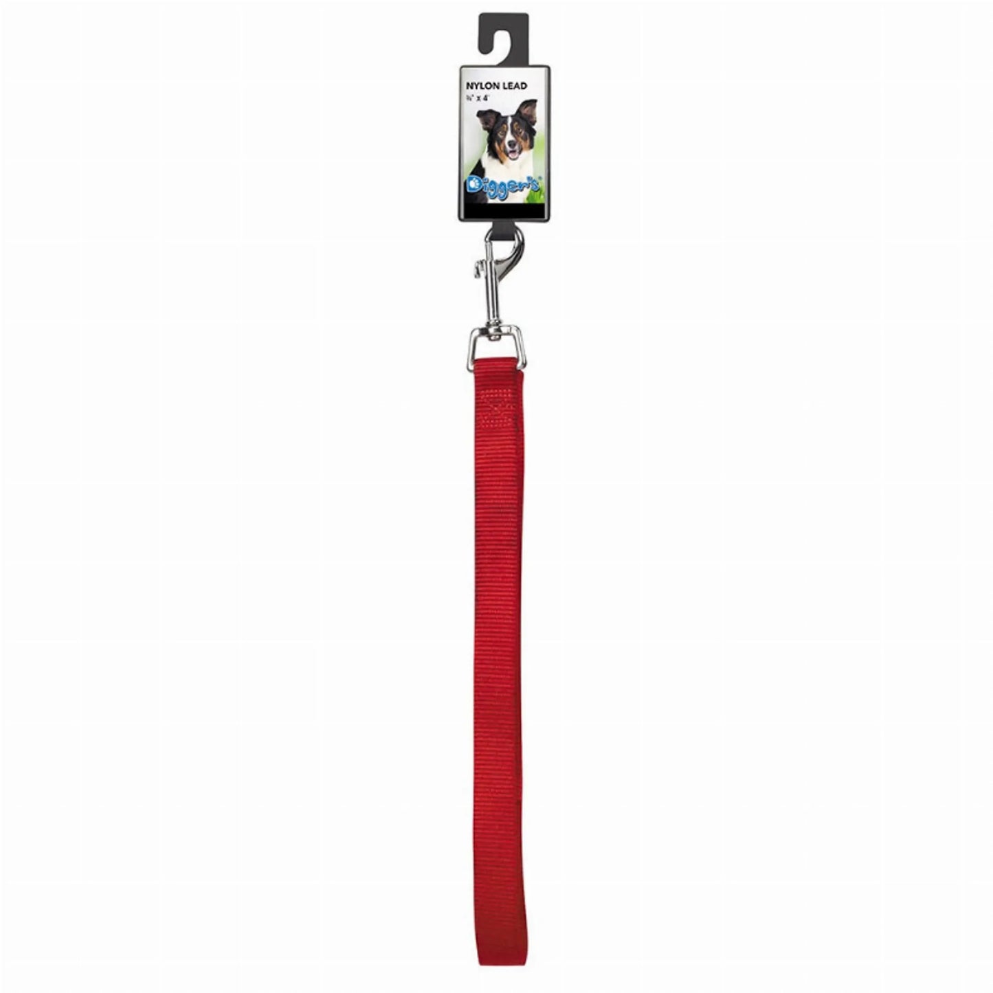 Diggers 3/4in Nylon Lead 48in Black
