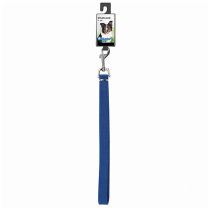 DGR 3/4in Nylon Lead 48in Blue - Pets Perfect