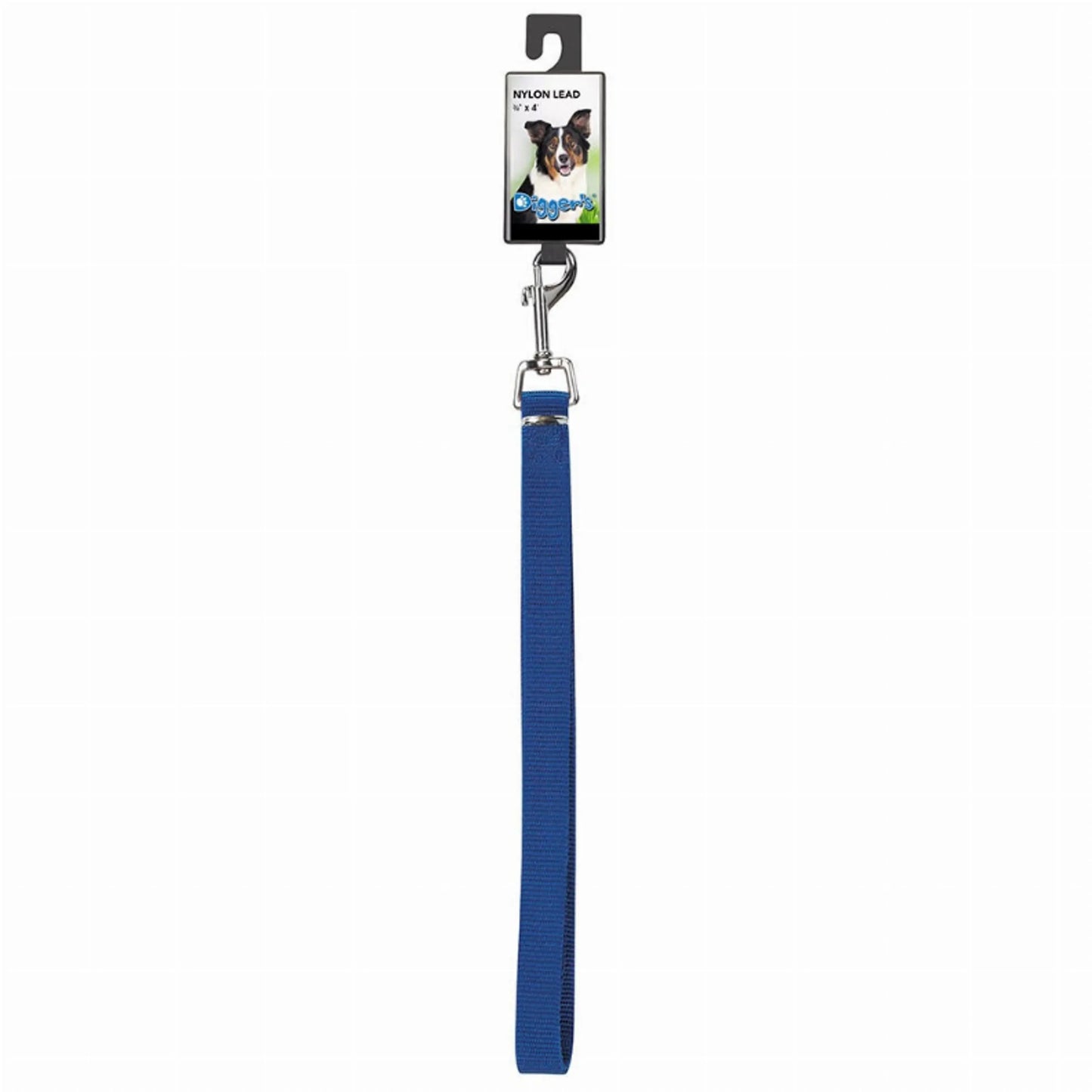 DGR 3/4in Nylon Lead 48in Blue - Pets Perfect