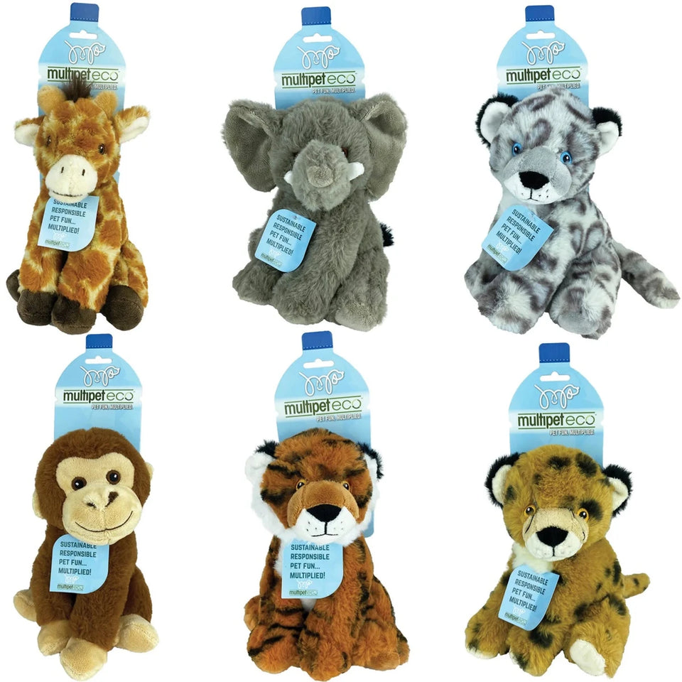 Multipet Eco Safari Animal Assorted, 8 in