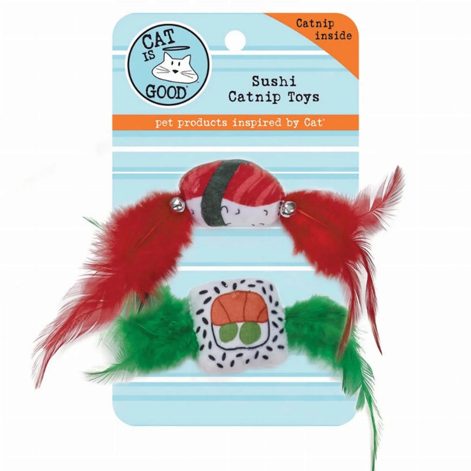 CIG Sushi Catnip Cat Toy 2 ct - Pets Perfect
