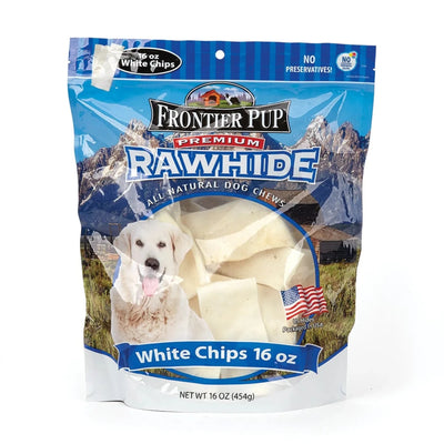 16 oz Rawhide Chips Strips - Pets Perfect