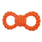 Infinity TPR Figure 8 Dog Toy - Heavy-Duty Rubber Tug & Fetch Toy - Water-Resistant - Aggressive Chewers