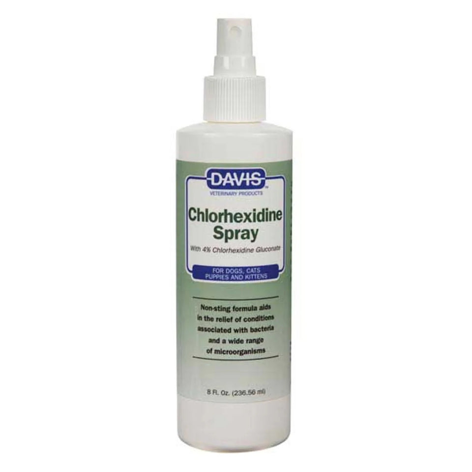Davis Chlorhexadine Spray 4% 8 oz - Pets Perfect