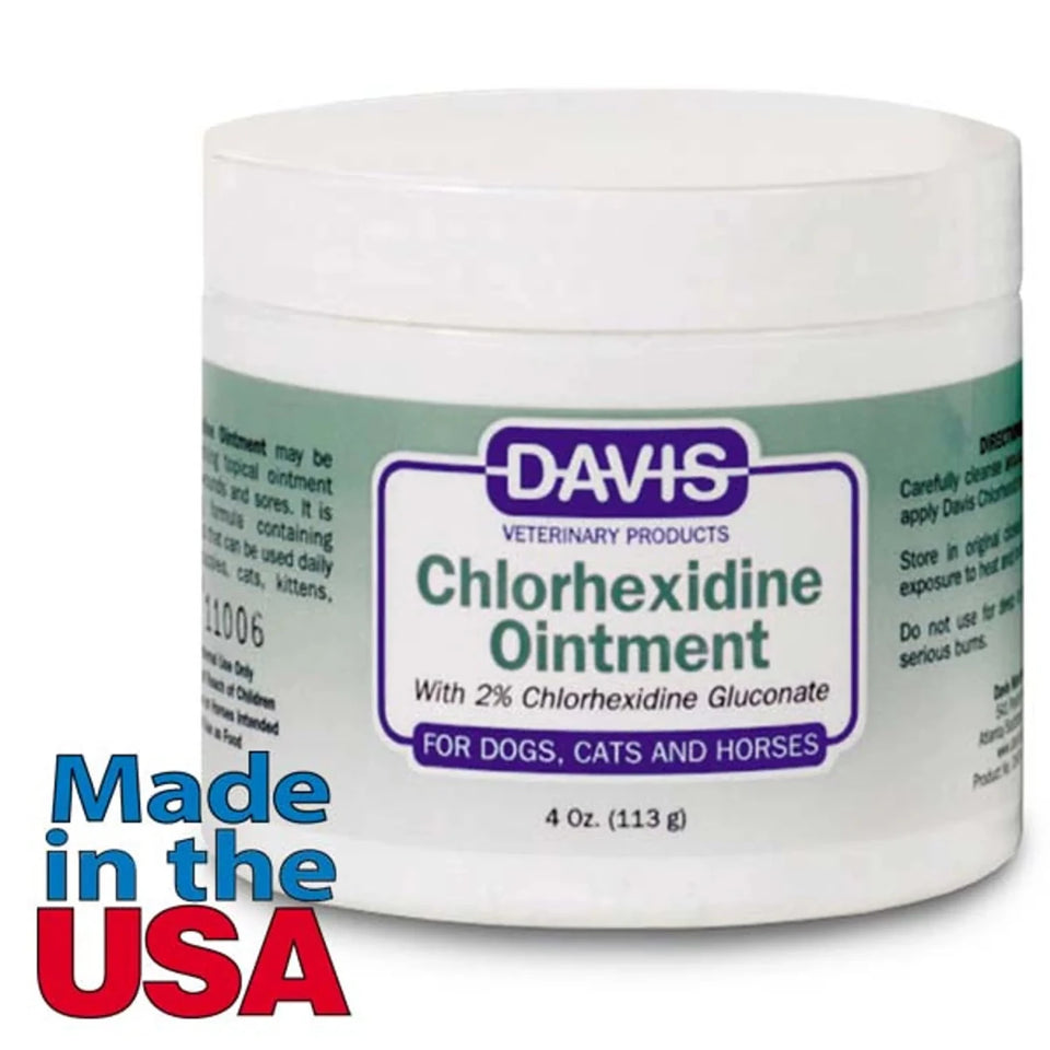 Davis Chlorhexidine Ointment 4 oz - Pets Perfect