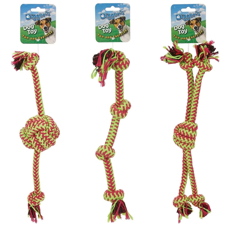Digger's Rope Toys 20 in Asst - Pets Perfect