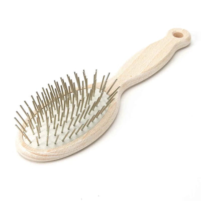 AS Wooden Pin Brush Oval - Pets Perfect