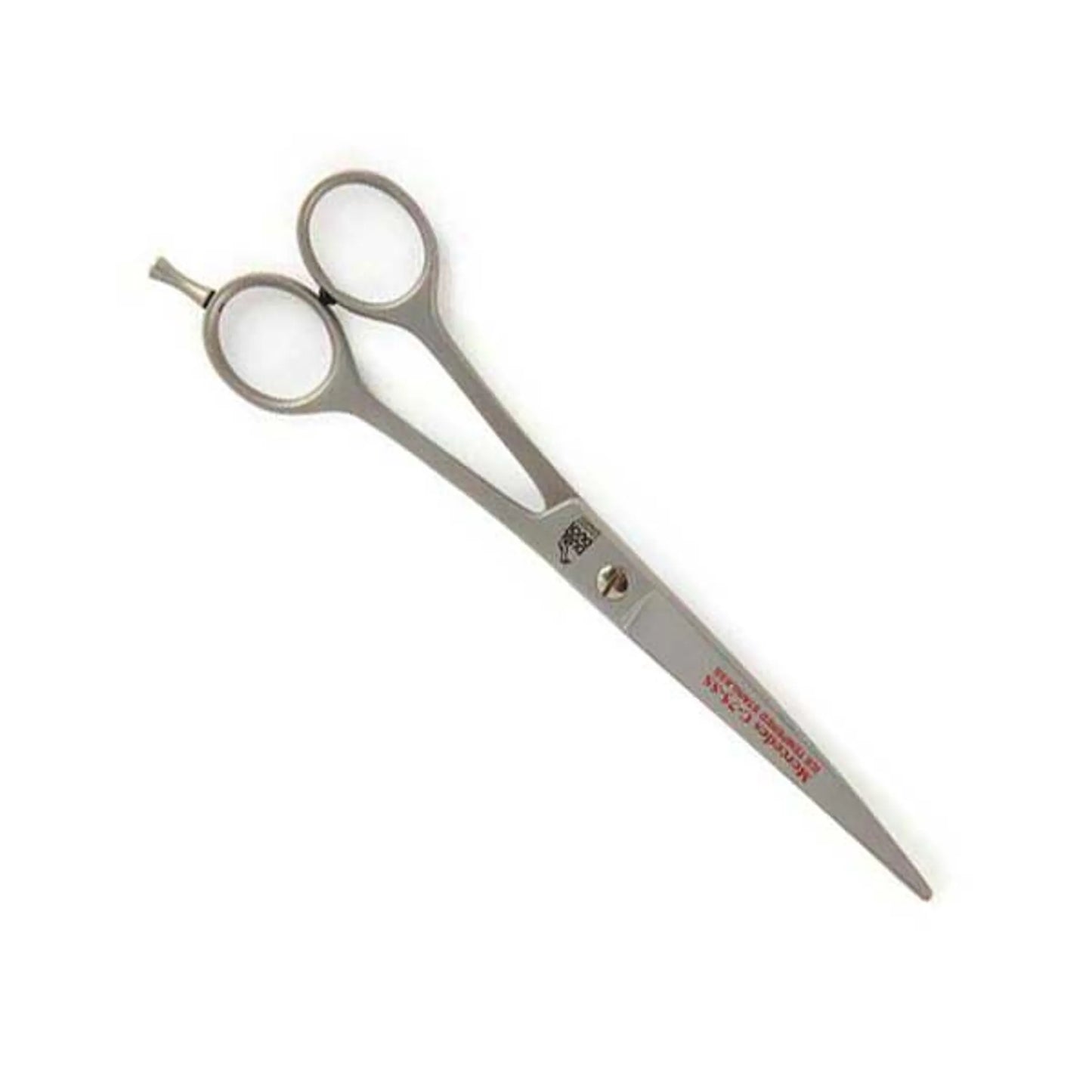 DB Mercedes 14SC Shear Curved 7.5In stainless steel grooming scissors for precise pet hair cutting and styling.