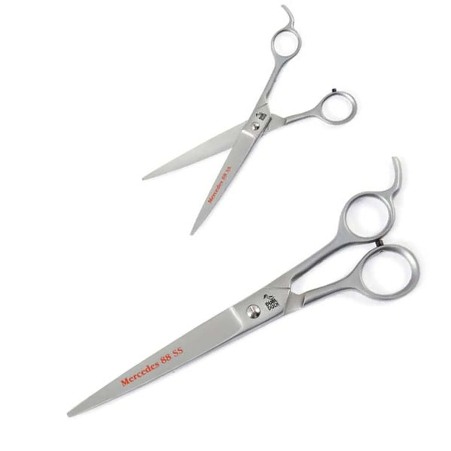 DB Mercedes 88 SS Shear Strt 8.25In professional straight grooming scissors for precise pet hair trimming and styling