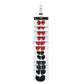 AR Red & Black Bowtie Clip Strip 12Pcs