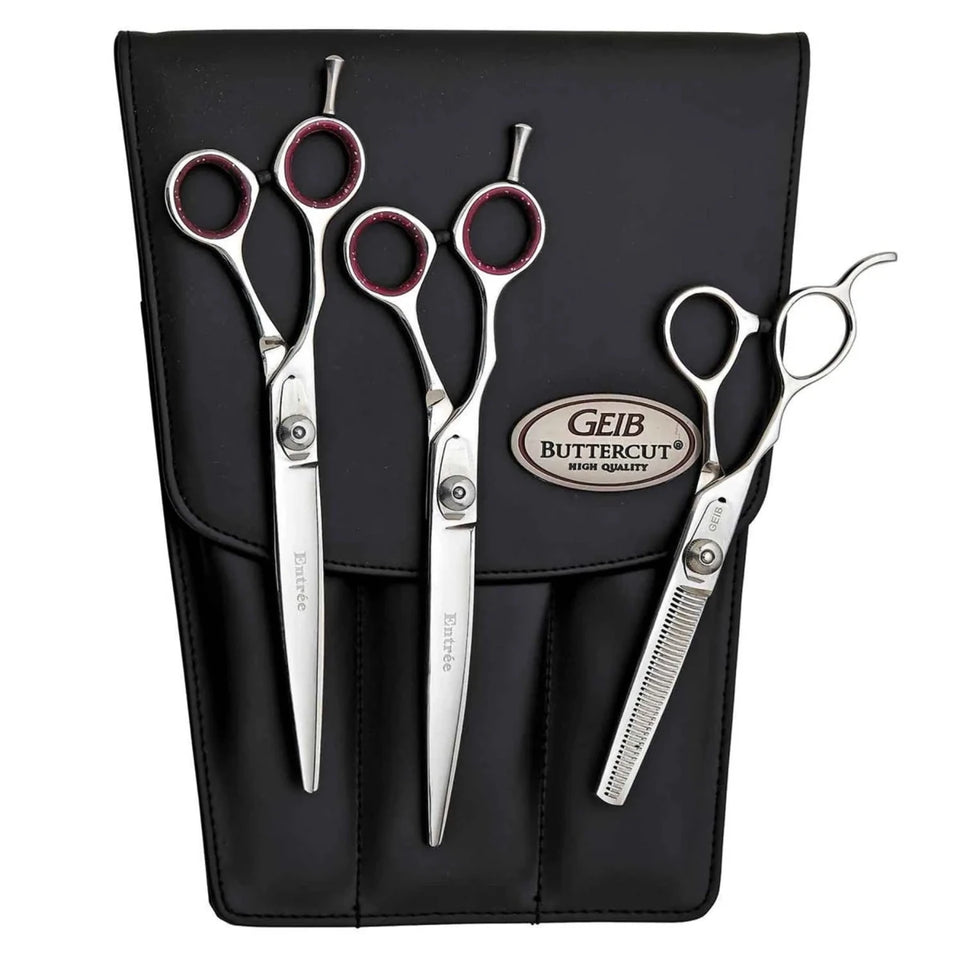 GE Entree 8.5 in Lefty Shear Kit 3 ct - Pets Perfect