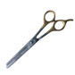 DB Shear Thin with Rest 46Tooth 7.5In professional grooming scissors with gold handles for pet grooming supplies