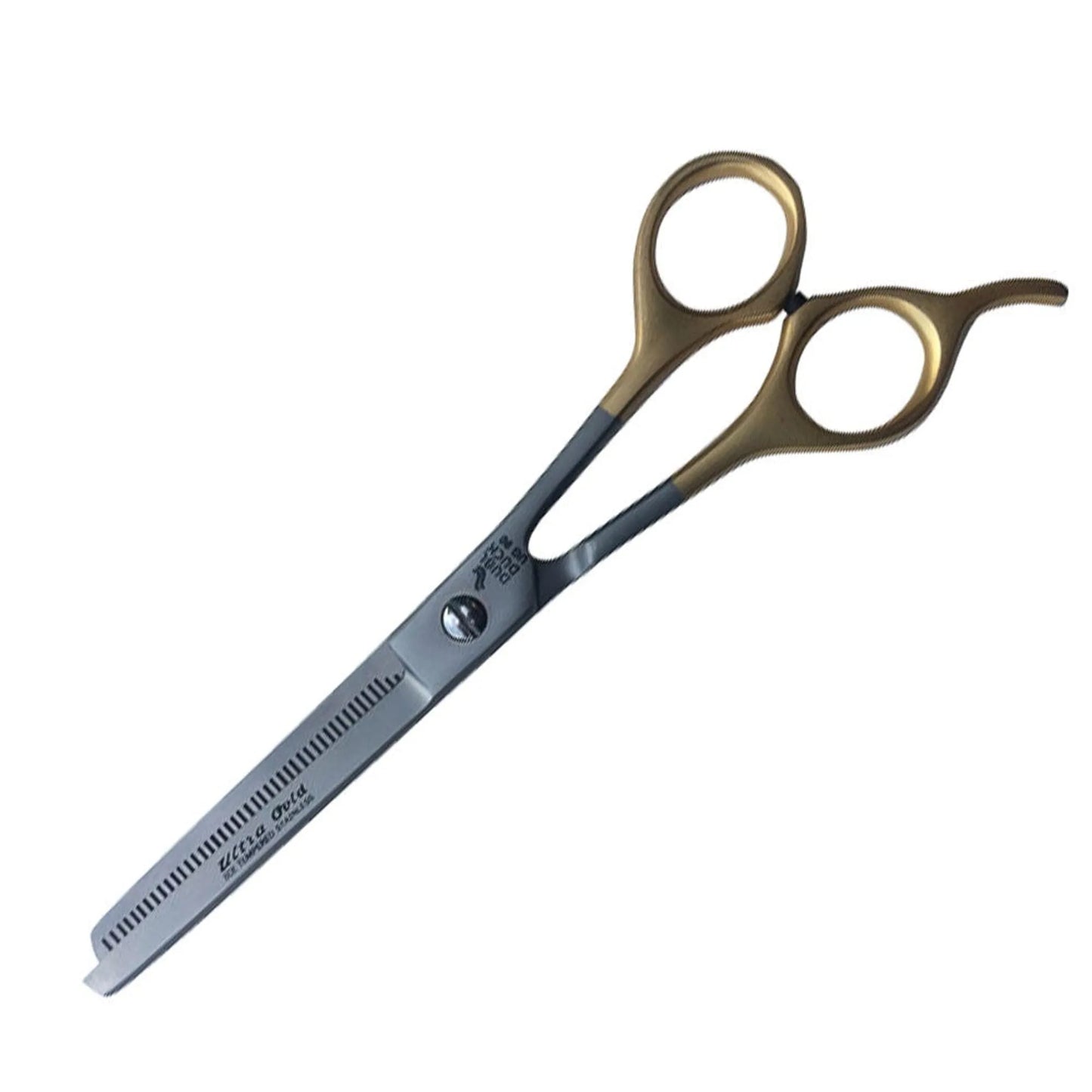 DB Shear Thin with Rest 46Tooth 7.5In professional grooming scissors with gold handles for pet grooming supplies