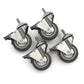 Master Equipment Casters for Professional Grooming Equipment - Set of 4