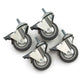 Master Equipment Casters for Professional Grooming Equipment - Set of 4