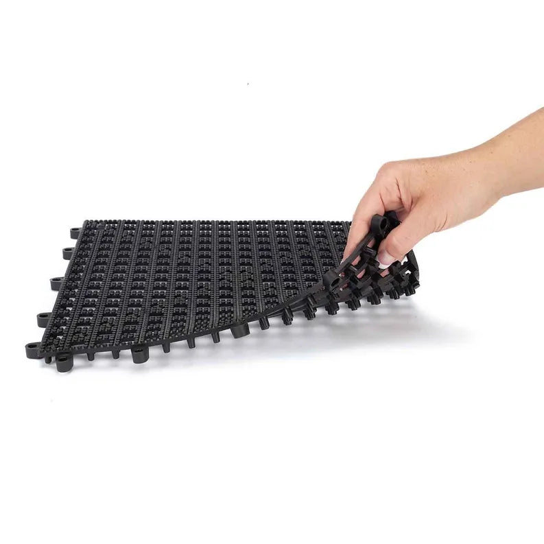 TP Floor 12x12In 6Pk Blk