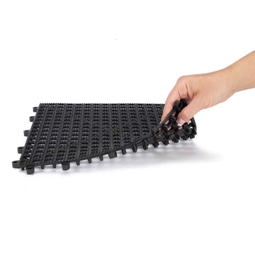 TP Floor 12x12In 6Pk Blk