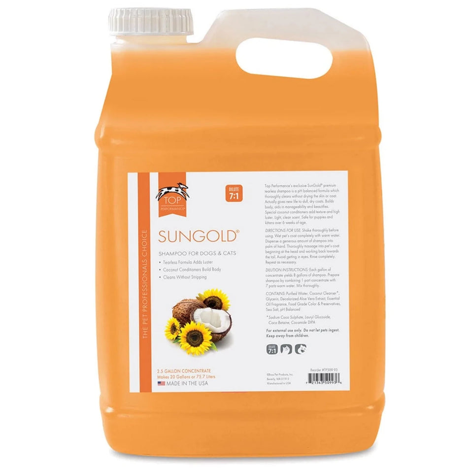 TP SunGold Shampoo 2.5 gal - Pets Perfect