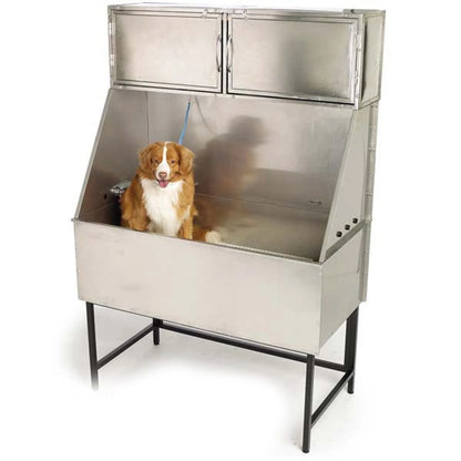 Master Equipment Deluxe Stainless Steel Overhead Tub Cabinet