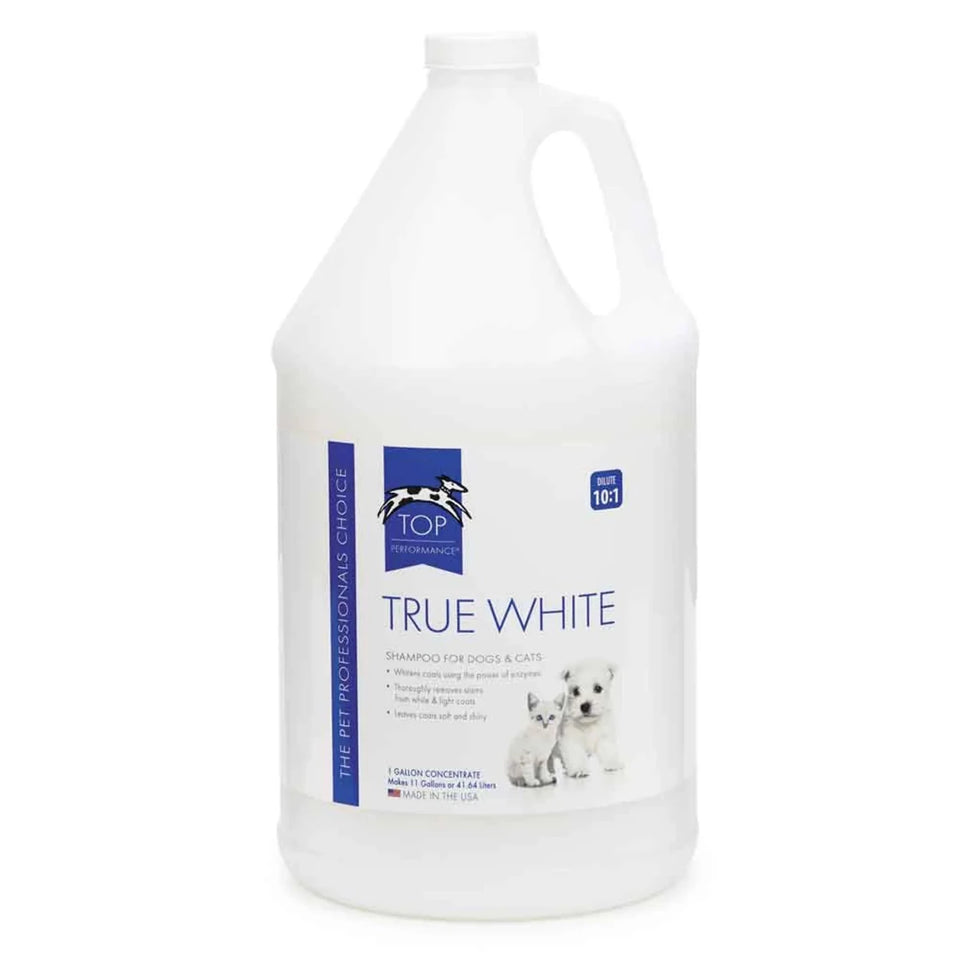 Top Performance True White Whitening Pet Shampoo, 1 gal - Pets Perfect
