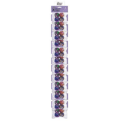 ST Mylar Ball Clip Strip 12pc