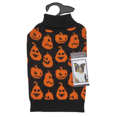ZZ Jack O Pumpkin Sweater M - Pets Perfect