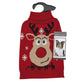 ZZ Red Reindeer Sweater S