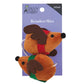 Savvy Tabby Reindeer Mice 2Pc