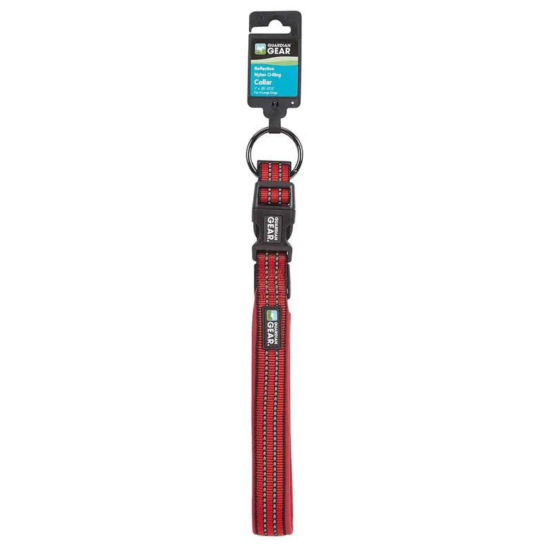 GG Reflect Nylon O-Ring Collar M Red - Pets Perfect