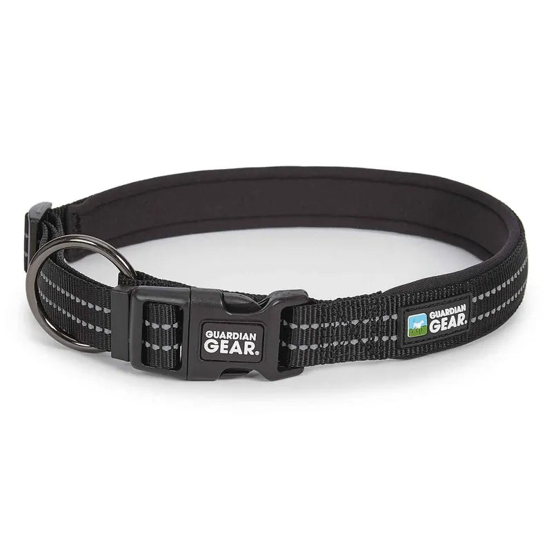 GG Reflect Nylon O-Ring Collar Large Blk - Pets Perfect