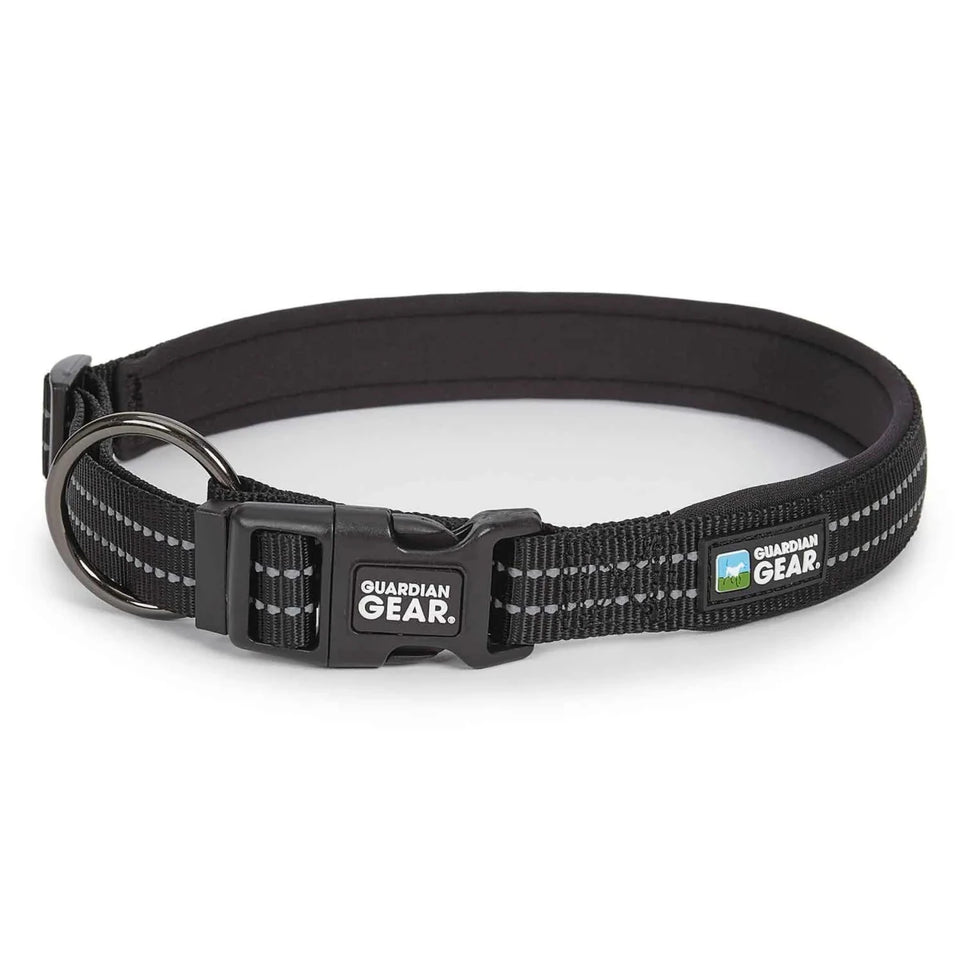 GG Reflect Nylon O-Ring Collar Large Blk - Pets Perfect