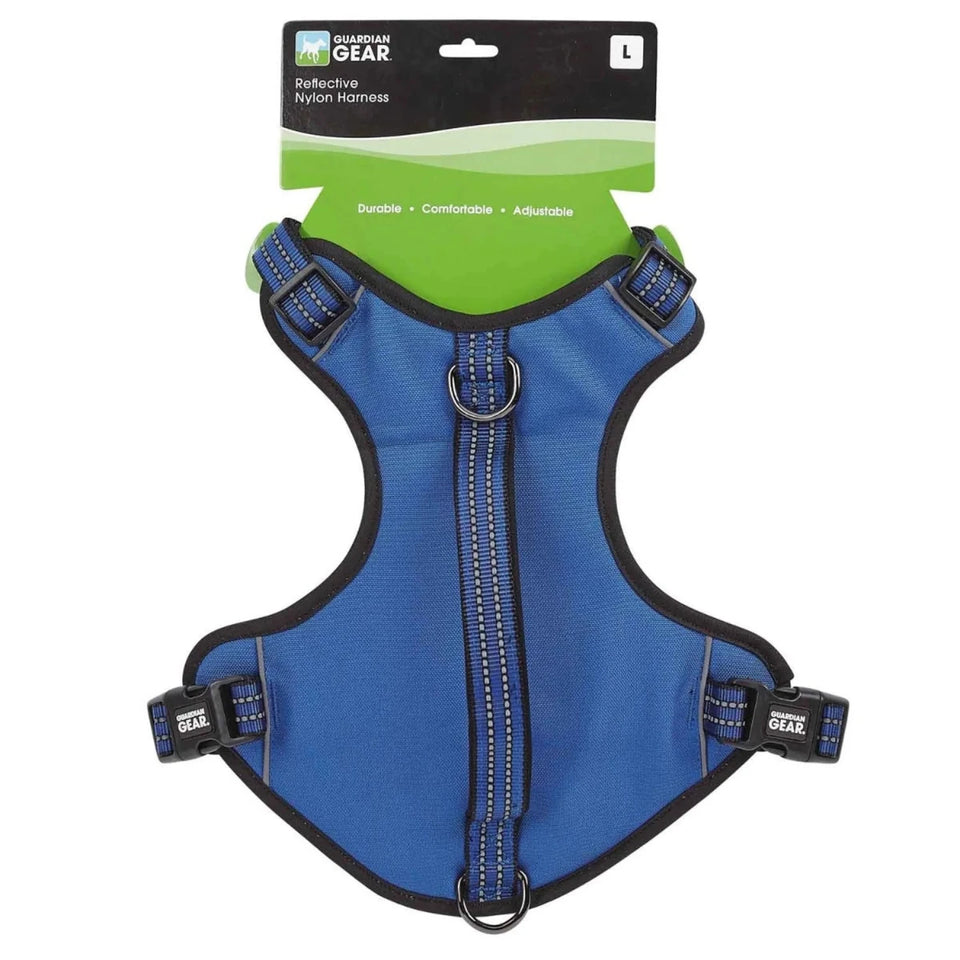 GG Reflective Nylon Harness X-Small Blu - Pets Perfect