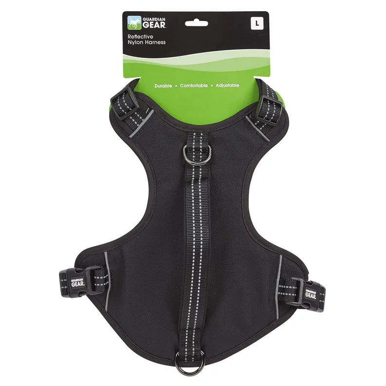 GG Reflective Nylon Harness XS Blk