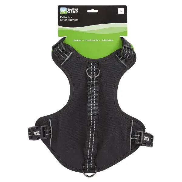GG Reflective Nylon Harness S Blk